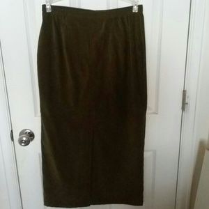 NORTON Maxi Skirt Olive Size 10